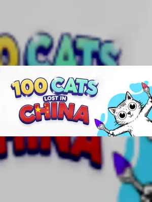 100 Cats Lost in China Find & Color