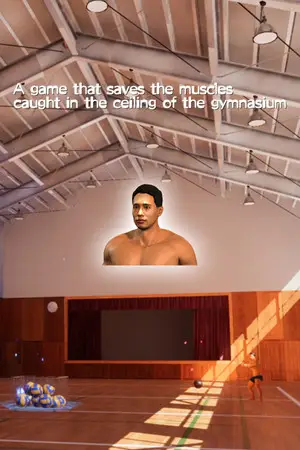 A game that saves the muscles caught in the ceiling of the gymnasium
