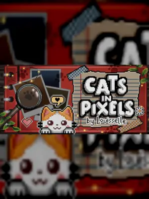 Cats in Pixels by Louisselle