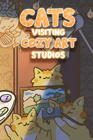 Cats Visiting Cozy Art Studios