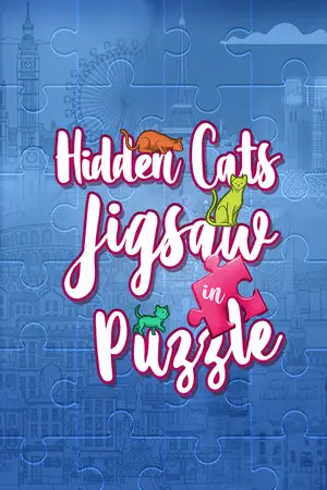 Hidden Cats in Jigsaw Puzzle