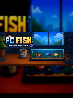 PC FISH: Taskbar Aquarium