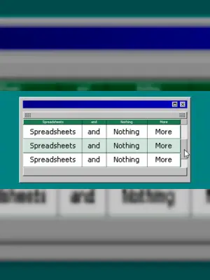 Spreadsheets and Nothing More